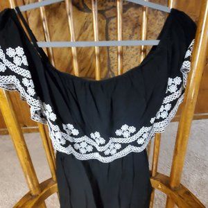 Black and White Romper